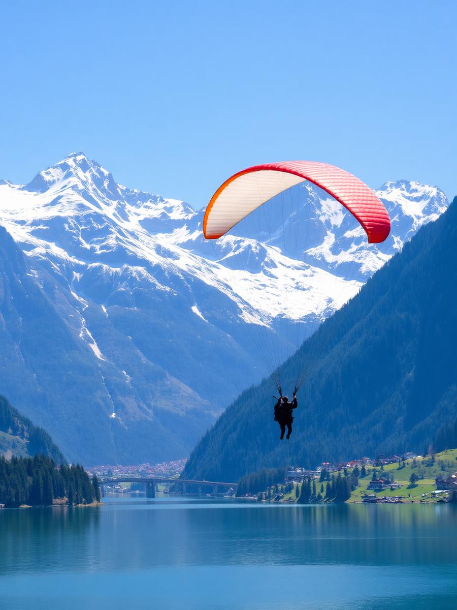 Interlaken in the Swiss Alps